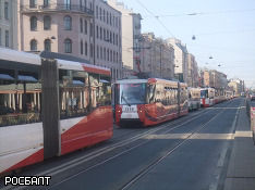 За год трамваи нового поколения перевезли в Москве более 10 млн пассажиров