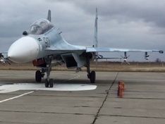 Аэродром Бельбек в Крыму принял первые истребители после реконструкции (видео)