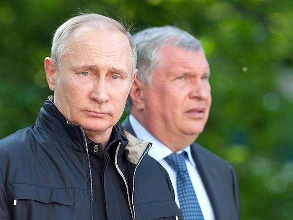 Сечин попросил у В. Путина налоговых льгот для «Роснефти» на 145 млрд руб.