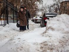 Жители Петроградки вышли на пикеты из-за снега
