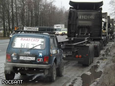 В Волгограде неизвестный пытался сорвать акцию дальнобойщиков