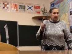 В Красноярском крае учительница отчитала школьников за фразу о Путине, напомнив о расстрелах в советское время (видео)