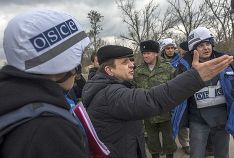 Наблюдатели ОБСЕ зафиксировали в ДНР фургон с надписью «Груз 200»