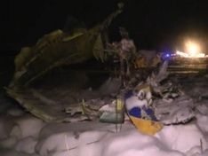 Сотрудники МЧС России повторно обследуют место крушения Ан-148 в Подмосковье