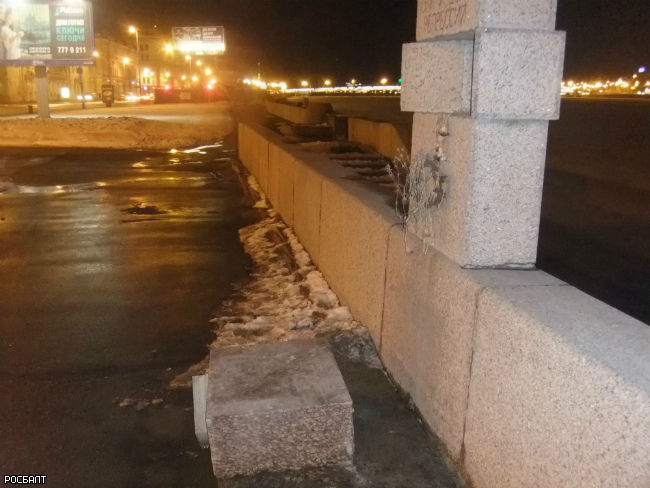 Вандалы изувечили памятник жертвам политических репрессий (фото)