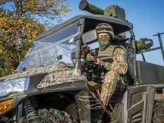 На Украине взлетела на воздух колонна боевой техники