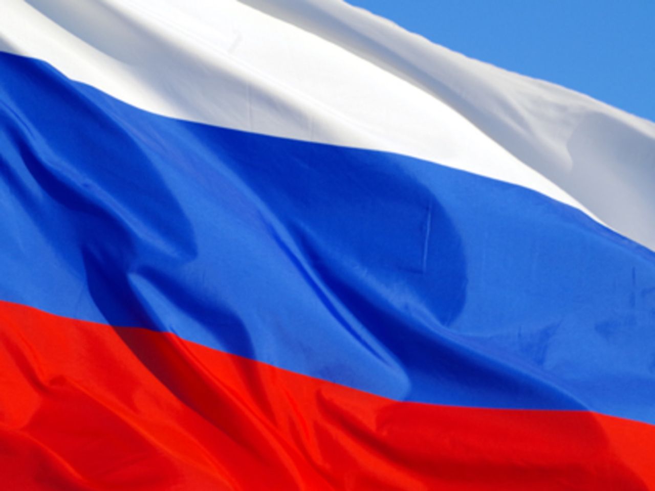 Флаг России развивающийся