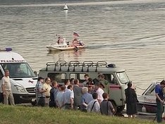 radiovesti.ru. На месте столкновения катера и баржи в районе Лужников.