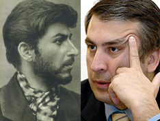 Грузия, Михаил Саакашвили и Иосиф Сталин