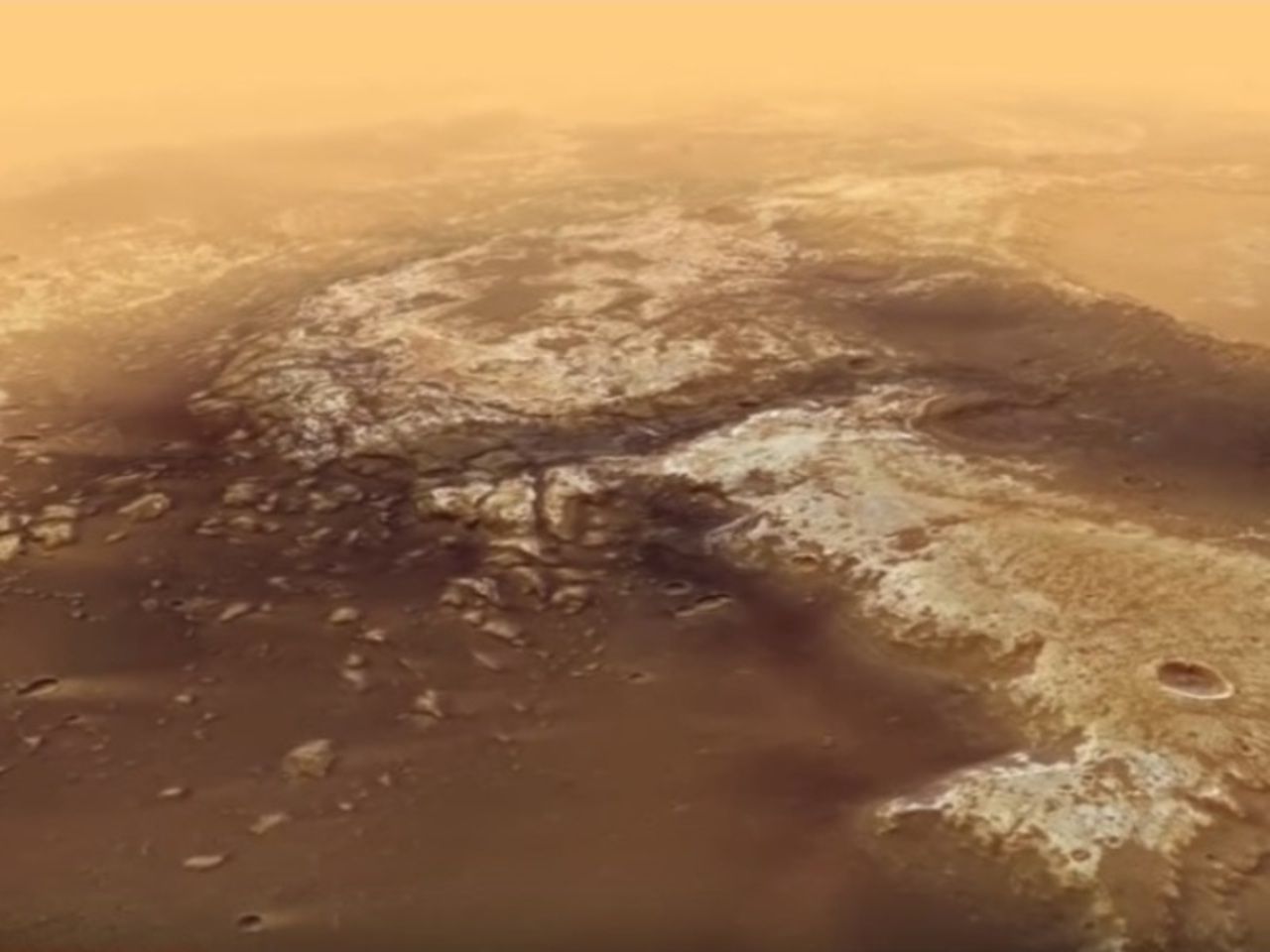 Присутствие воды на поверхности Марса