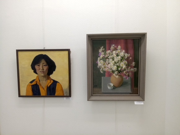 Библиотека в Московском районе представила экспозиции китайской живописи и русского реализма