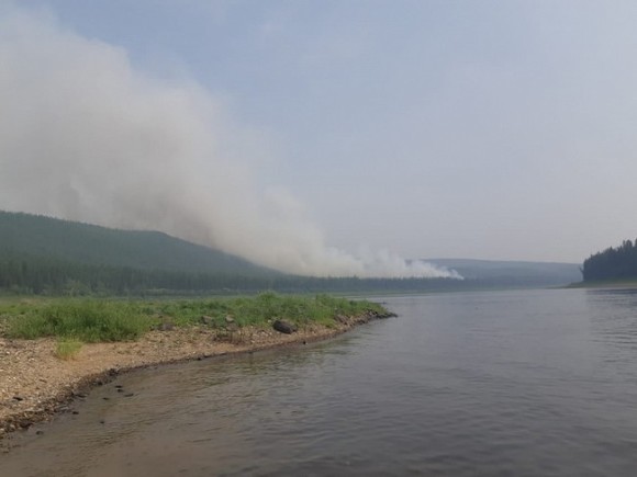 Красноярск накрыло дымом от лесных пожаров