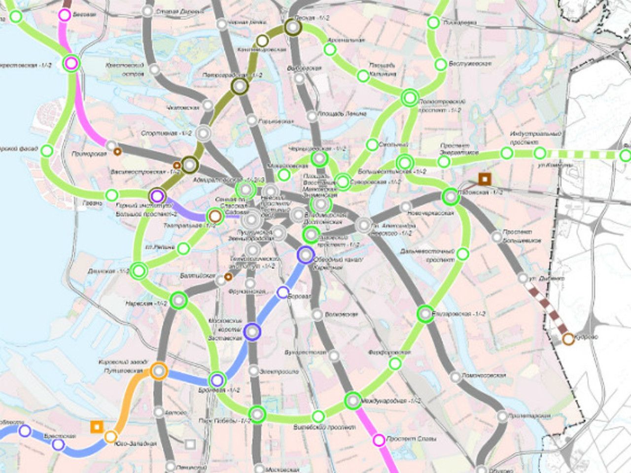 новые станции метро в петербурге
