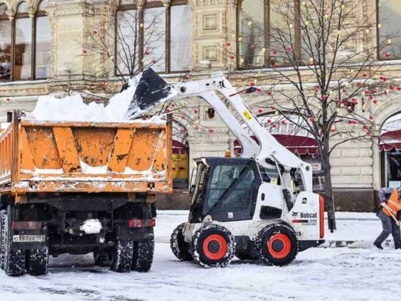 уборка снега москва