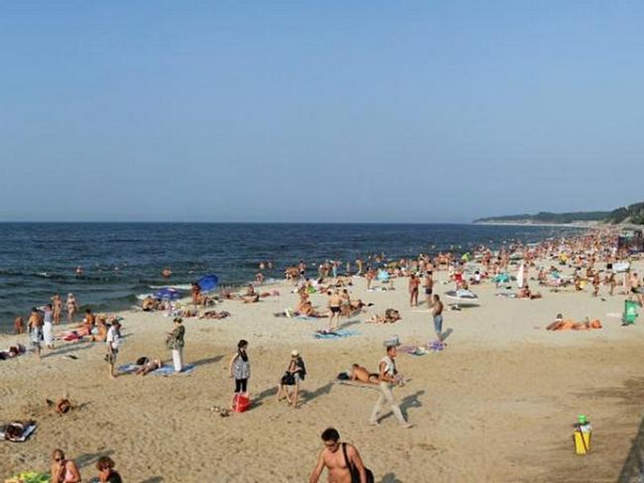 пляж в балтийске