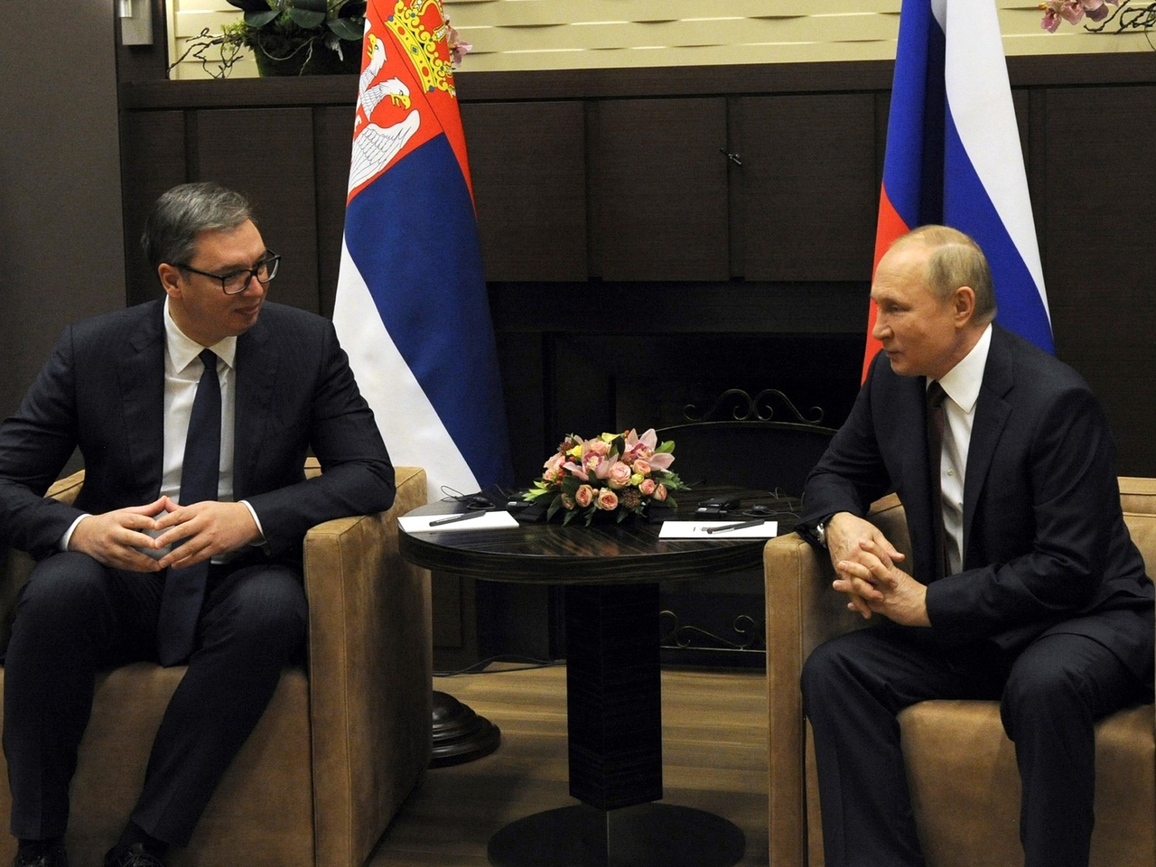 Президент сербии с путиным