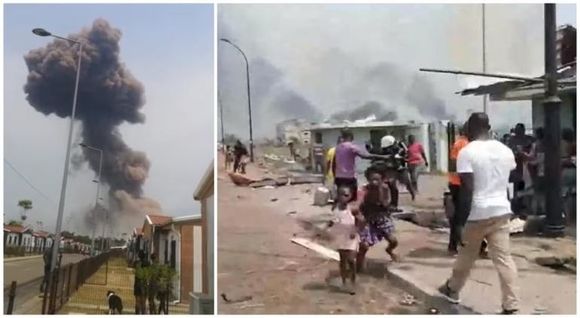 Четыре сильных взрыва прогремели в экономической столице Экваториальной Гвинеи (видео)