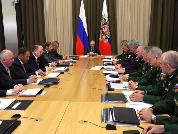 Совещание президента РФ с руководством Минобороны и оборонно-промышленного комплекса.