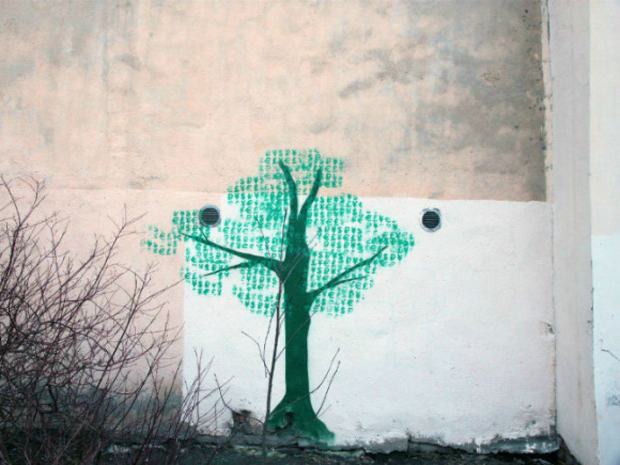 Граффити дерево