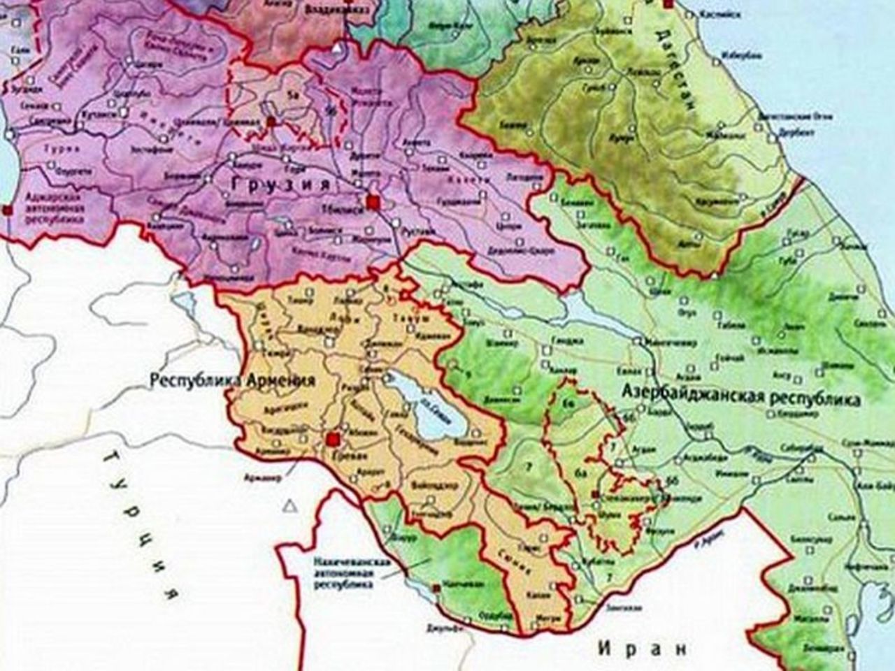 Армения это россия или. Политическая карта Грузия Армения Азербайджан. Карта Армении 1920 года. Политическая карта Закавказья. Армения на карте Кавказа.
