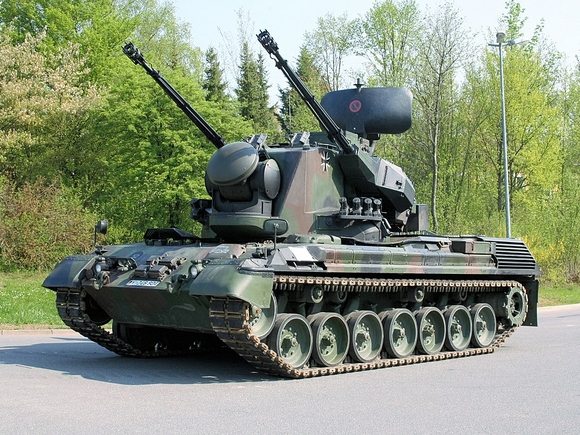 Германия направила на Украину еще четыре зенитные самоходные установки Gepard