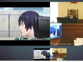 Скриншот видео заседания суда