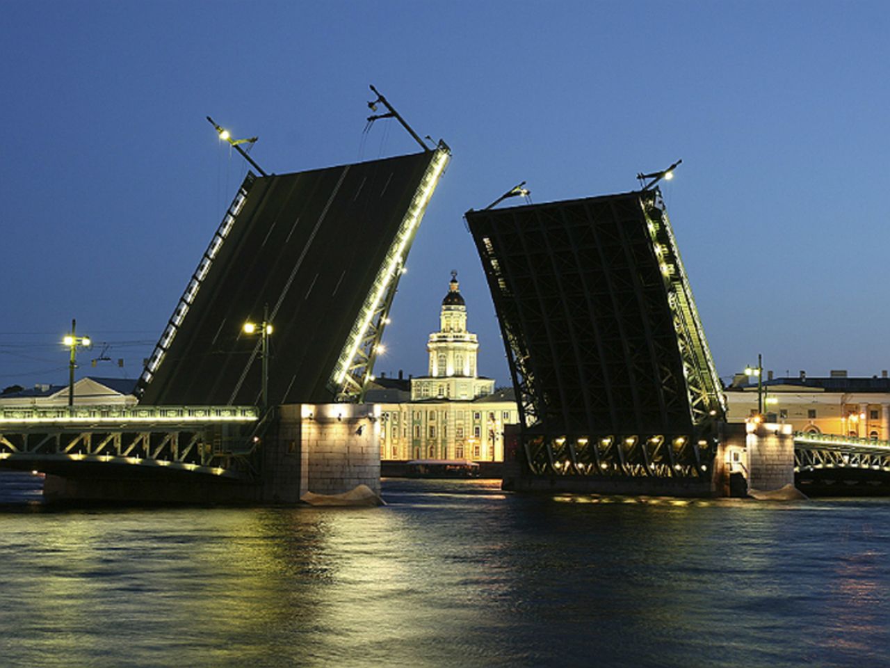 Как разводят мосты в питере