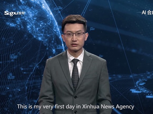 В Китае представили первого в мире киберведущего. ВИДЕО — URA.RU