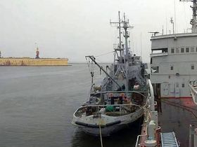 Буксир ВМС Украины «Корец» добрался до Мариуполя.