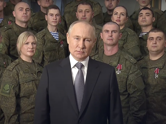 СМИ назвали имена военных, участвовавших в новогоднем обращении президента РФ Путина