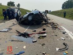 В Красноярском крае машину разорвало в клочья — четверо погибших, трое пострадавших