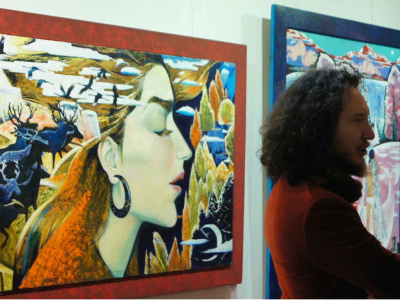 мария гавлина художник. картина чистопрудный бульвар. художники о молодежи. есть махмудова махмудова в этой картине. живописцы мсх.