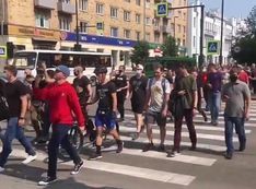 Красноярцы на марше в поддержку Хабаровска потребовали отставки Усса (видео)