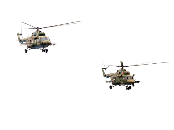 В Саратовской области опрокинулся вертолет Минобороны
