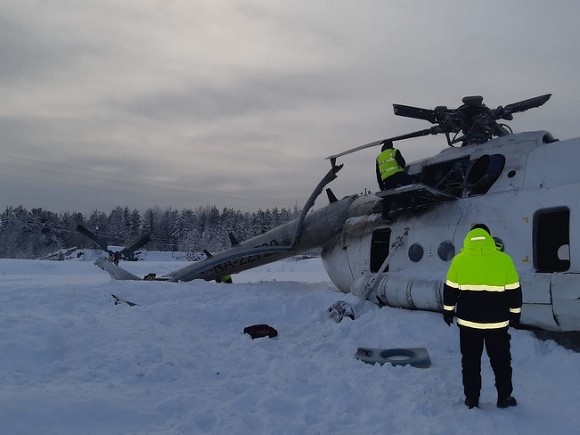 Под Ульяновском разбился вертолет Ми-8
