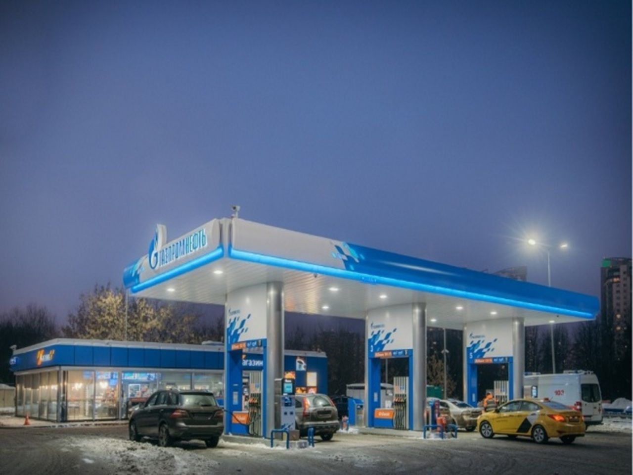 Проекты азс газпромнефть