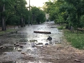 Мэр Новой Каховки заявил, что вода почти полностью ушла из города