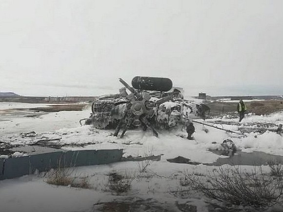 В 80 км от Ижевска разбился вертолет Ми-2 с нефтяниками